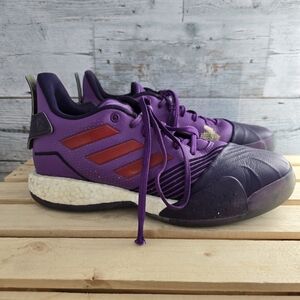 Adidas T Mac Millennium Basketball Shoe "Raptors" Purple Red Colorway Size 7.5